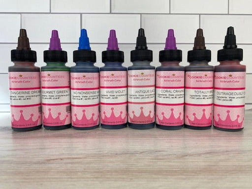 Cookie Countess - Airbrush Food Coloring 2oz (Best By Within 12 Months) - The Cookie Countess