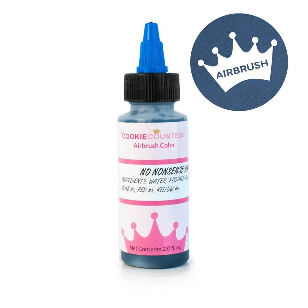 Cookie Countess - No Nonsense Navy edible airbrush color 2oz