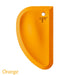 Core Home Supplies Orange Silicone Mixing Bowl Scraper
