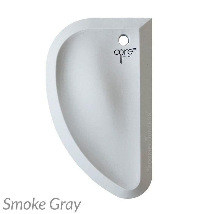 Core Home Supplies Smoke Gray Silicone Mixing Bowl Scraper