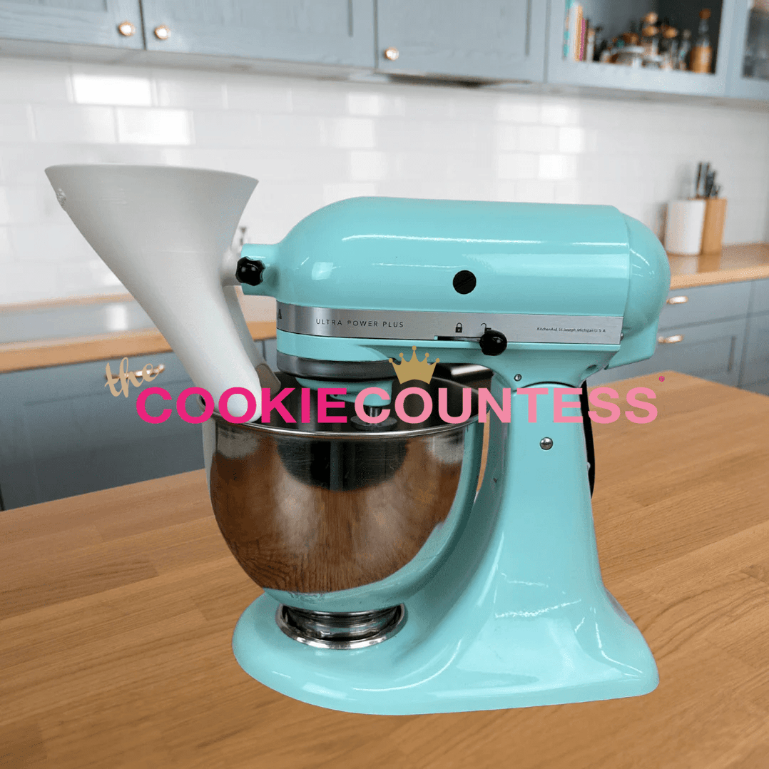 Flour Funnel For Kitchen Aid Mixer, Easy Pour No Mess Attachment, Anti