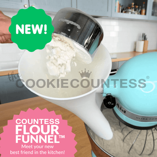 Countess Flour Funnel™ - Stand Mixer Attachment - The Cookie Countess