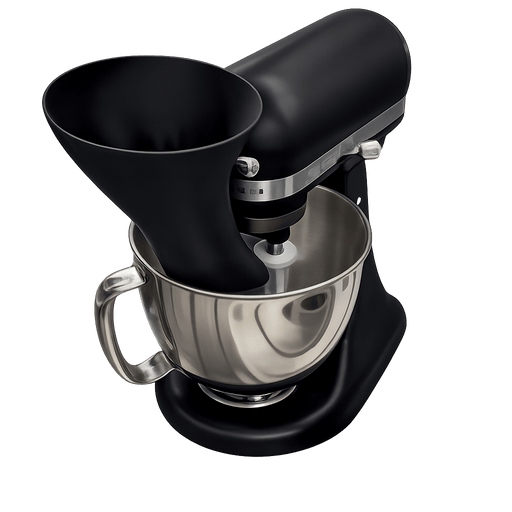 Countess Flour Funnel™ - Stand Mixer Attachment - Black ( limited supply) - The Cookie Countess