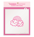 Cozy Rainbow PYO Stencil - The Cookie Countess