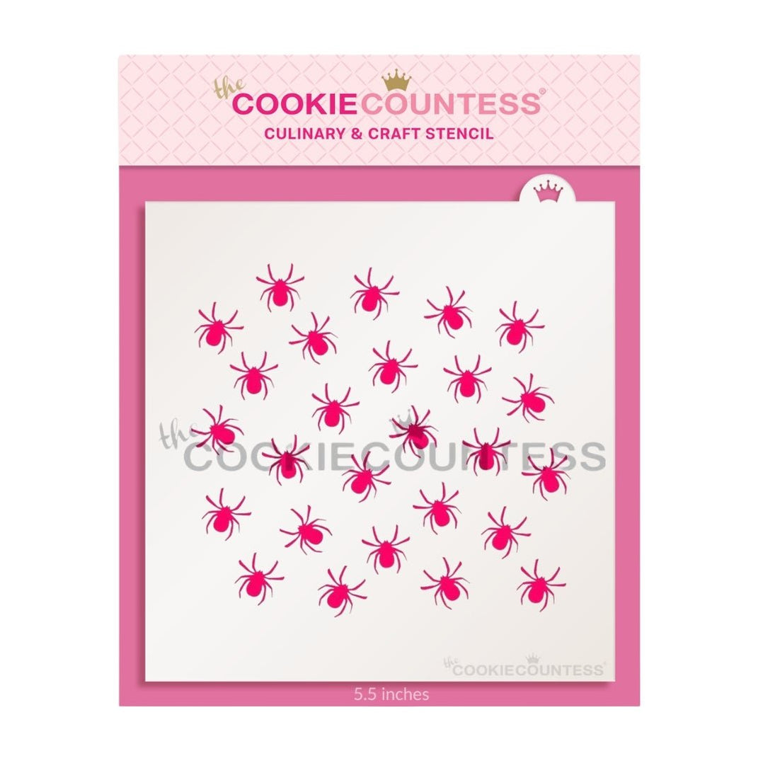 Little Spiders Pattern Stencil — The Cookie Countess