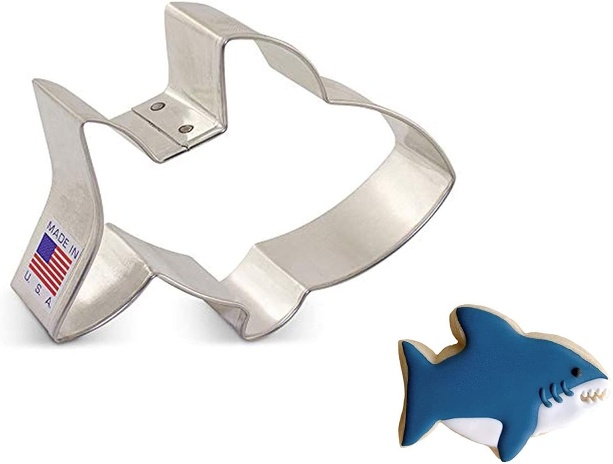 Cute Baby Shark Cookie Cutter 3 3/4" — The Cookie Countess