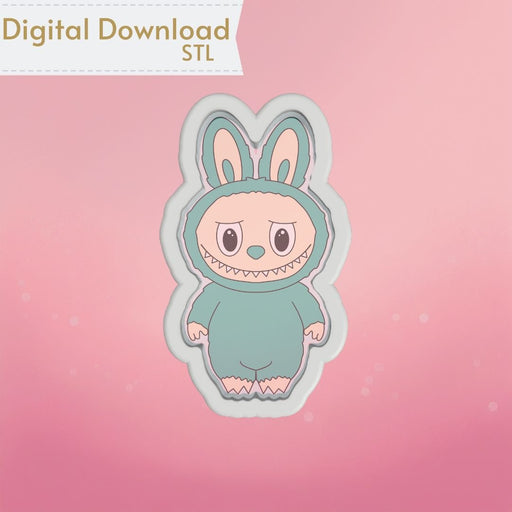 Cute Monster Cookie Cutter STL - The Cookie Countess