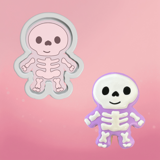 Cute Skeleton Cookie Cutter - The Cookie Countess