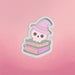Cute Skull on Books Cookie Cutter - The Cookie Countess