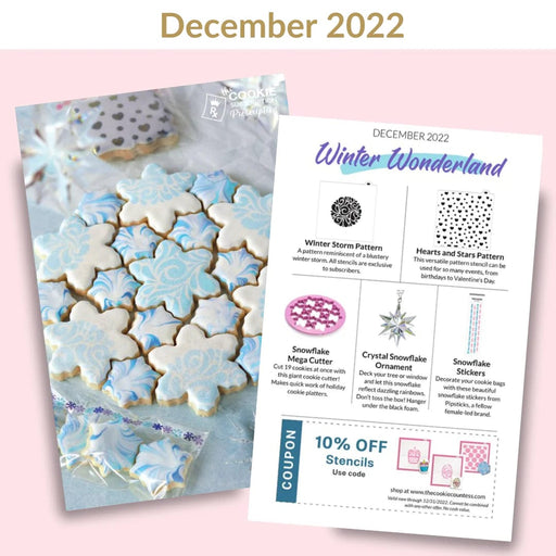 December 2022 Subscription Box - The Cookie Countess