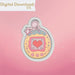 Digital Pet Keychain Cookie Cutter STL - The Cookie Countess