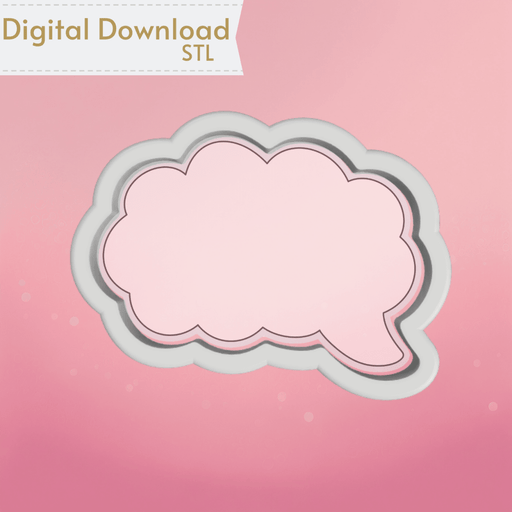 Dream Bubble Cookie Cutter STL - The Cookie Countess