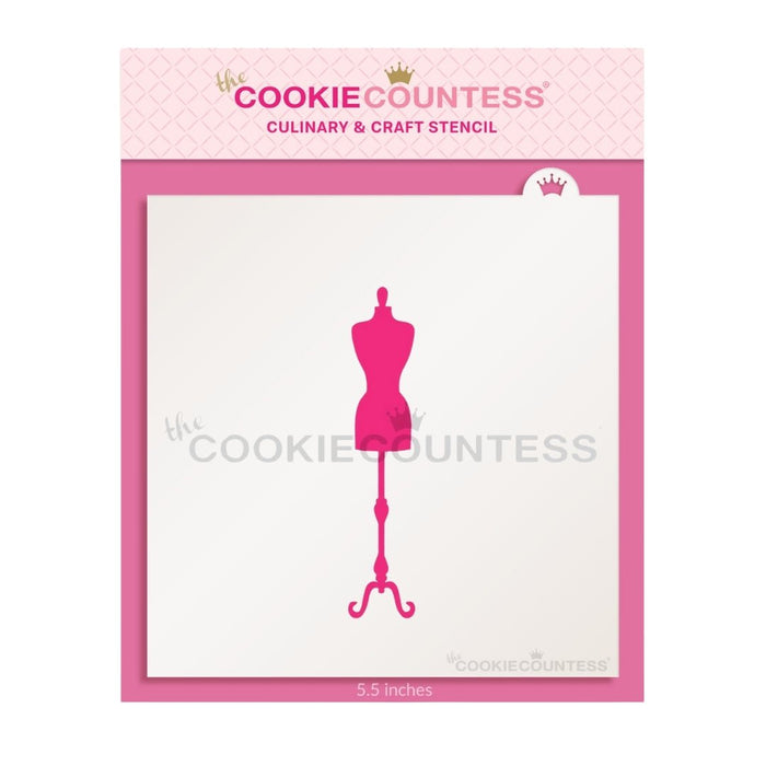 Dress Mannequin / Dress Form Stencil — The Cookie Countess
