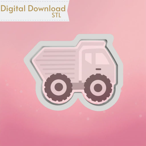 Dump Truck Cookie Cutter STL - The Cookie Countess