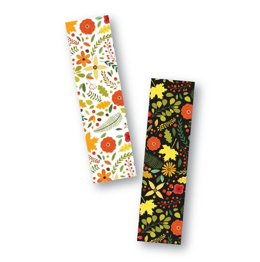 Fall Florals Cookie Backer - Food Safe, Double Sided 2" x 7.5" - The Cookie Countess