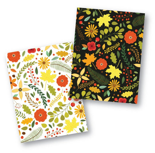 Fall Florals Cookie Backer - Food Safe, Double Sided 3.75" x 5" - The Cookie Countess