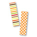 Fall Stripes and Crisscross Cookie Backer - Food Safe, Double Sided 2" x 7.5" - The Cookie Countess