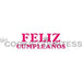 Feliz Cumpleaños Block Stencil - The Cookie Countess