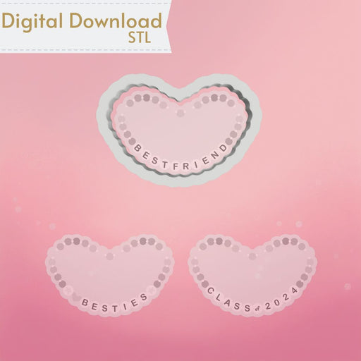 Friendship Bracelet Cookie Cutter STL - The Cookie Countess