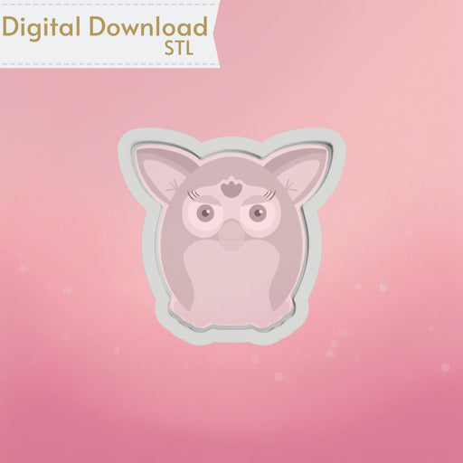 Furry Monster Cookie Cutter STL - The Cookie Countess