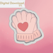 Gardening Gloves Cookie Cutter STL - The Cookie Countess