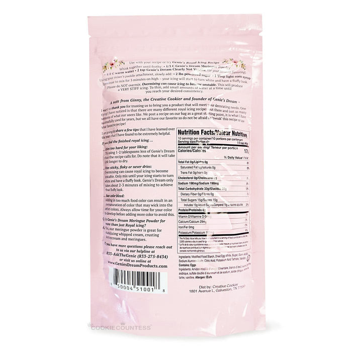 1lb REFILL BAG Meringue Powder from Genie's Dream – The Flour Box