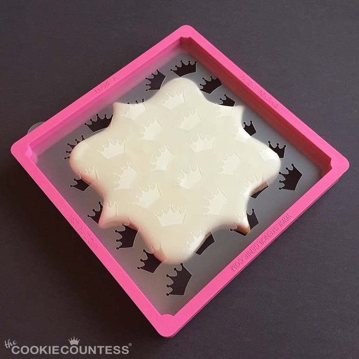 Magnetic Cookie Stencil Holder For Biscuit Cake Decorating Stencil Frame  To_$f