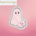 Ghost with Dog Cookie Cutter STL - The Cookie Countess