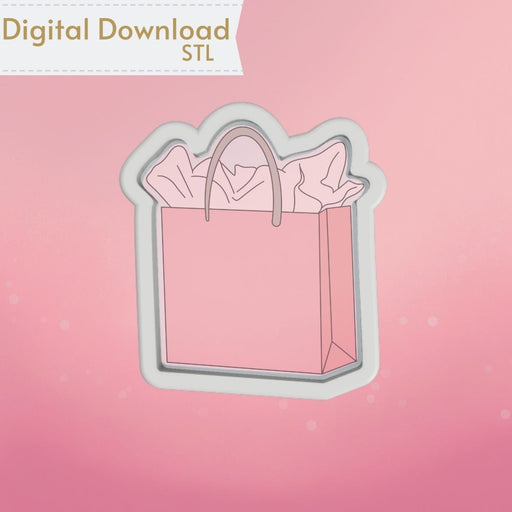 Gift Bag Cookie Cutter STL - The Cookie Countess