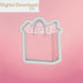 Gift Bag Cookie Cutter STL - The Cookie Countess