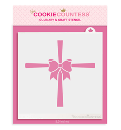 Gift Ribbon Stencil - The Cookie Countess