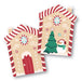 Gingerbread House Backer with Rectangle Capsules - Pack of 25 - The Cookie Countess