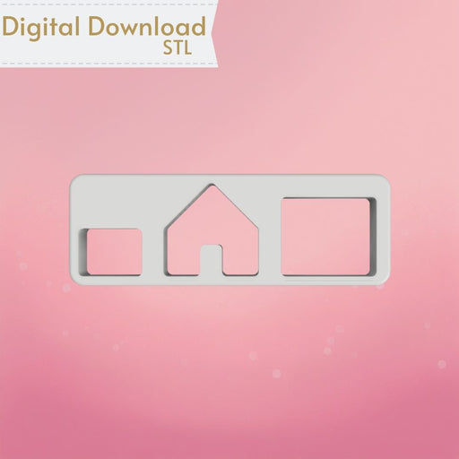 Gingerbread House Mug Hugger Cookie Cutter STL - The Cookie Countess