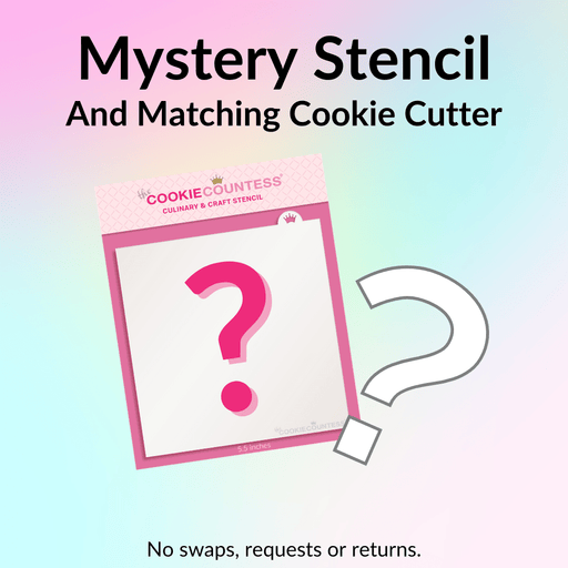 Grab bag - Stencil and Cutter Set - The Cookie Countess