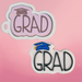 Grad with Cap Cookie Cutter - The Cookie Countess