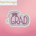 Grad with Cap Cookie Cutter STL - The Cookie Countess