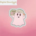 Groovy Ghost Cookie Cutter STL - The Cookie Countess
