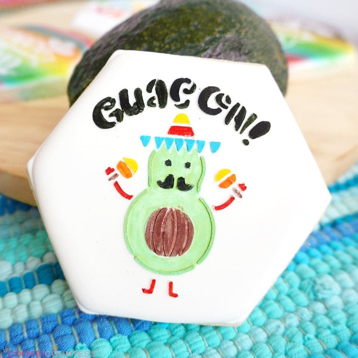 Guac On Stencil — The Cookie Countess