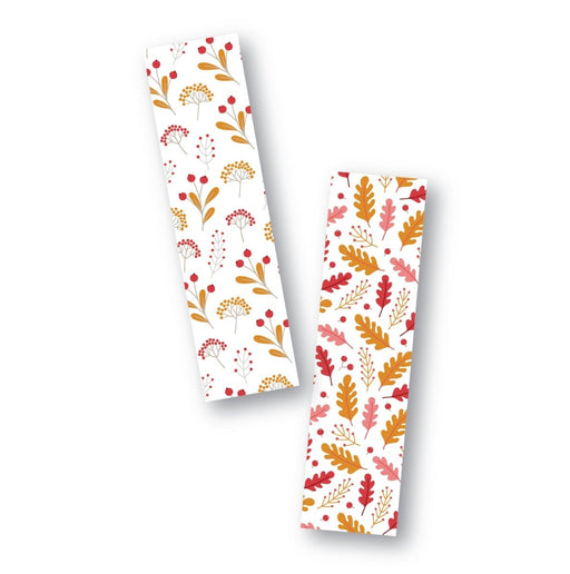 Harvest Leaves Cookie Backer - Food Safe, Double Sided 2" x 7.5" - The Cookie Countess