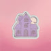 Haunted House with Moon Cookie Cutter - The Cookie Countess