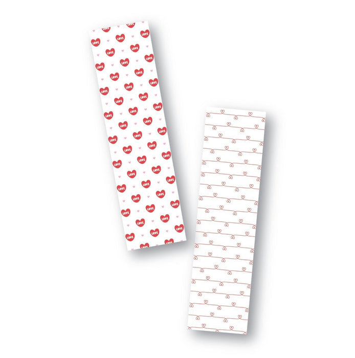 Heart Strings Cookie Backer - Food Safe, Double Sided 2