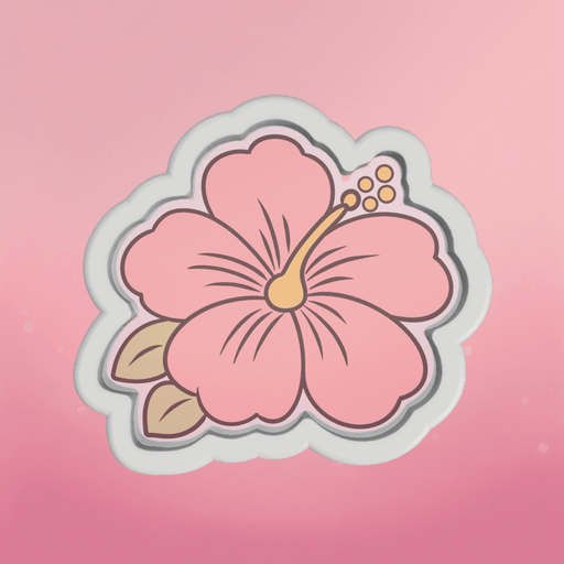 Hibiscus Cookie Cutter - The Cookie Countess