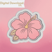 Hibiscus Cookie Cutter STL - The Cookie Countess