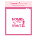 Home of the Brave Stencil - The Cookie Countess
