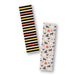Horizontal Stripes and Halloween Pattern Cookie Backer - Food Safe, Double Sided 2" x 7.5" - The Cookie Countess