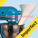 IMPERFECT Countess Flour Funnel™ - Stand Mixer Attachment - The Cookie Countess