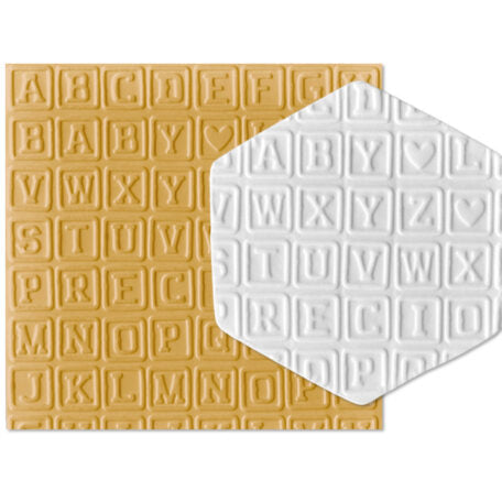 Intricut Edibles Parchment Paper Parchment Texture Sheets - Baby Blocks