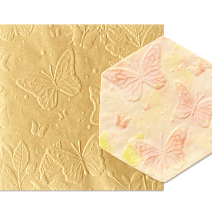 Intricut Edibles Parchment Paper Parchment Texture Sheets - Butterflies 1