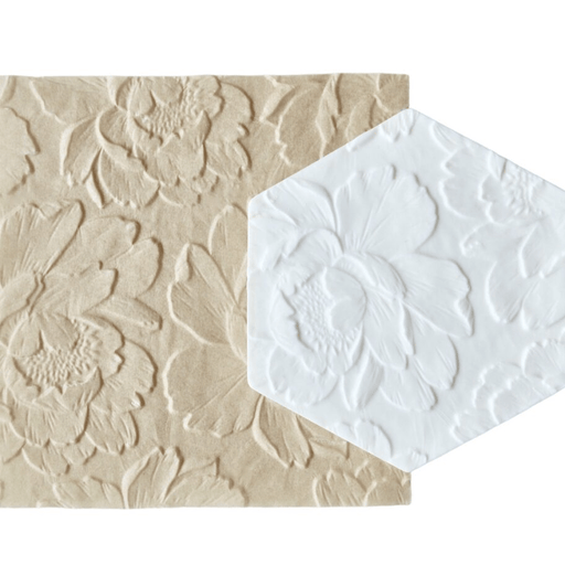Intricut Edibles Parchment Paper Parchment Texture Sheets - Floral 12