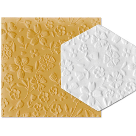 Intricut Edibles Parchment Paper Parchment Texture Sheets - Floral 16